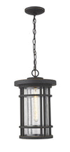 Jordan 1 Light Outdoor Chain Mount Ceiling Fixture in Oil Rubbed Bronze Finish