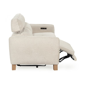 Conway Power Recliner Sofa with Dual Recline - Ivory