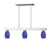 Players 3 Light Billiard Light in Brushed Nickel  Finish