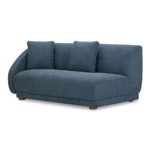 Fraser Left Arm Facing Sofa in Deep Blue