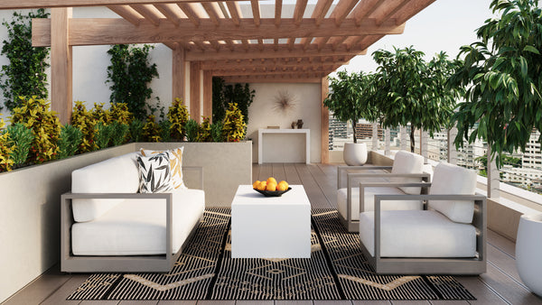 NOMAD COFFEE TABLE - WHITE