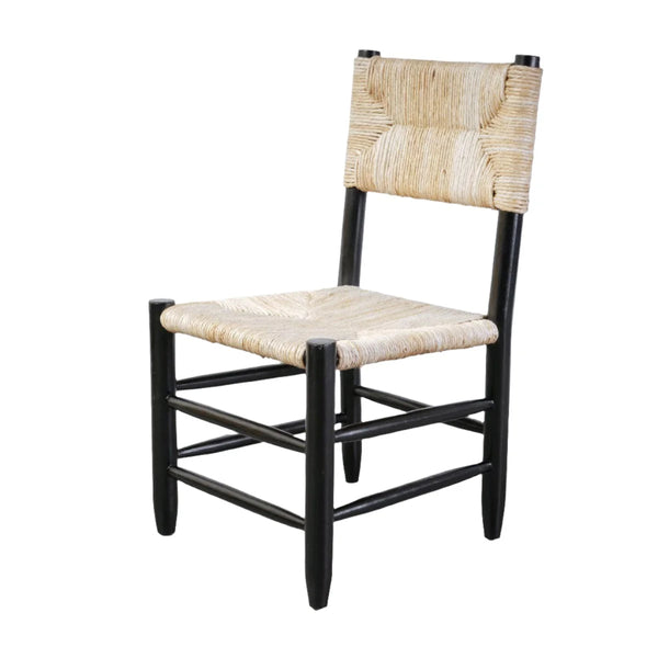 Sibyl Side Chair - Black & Natural