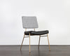 BRINLEY DINING CHAIR - GOLD - NIGHTFALL BLACK / CHACHA GREY