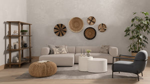 Meza Nesting Coffee Table In Textured White