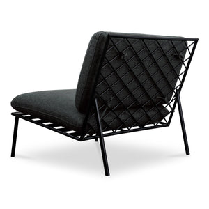 Moe's Salma Outdoor Chair in Grey