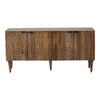 Moe's Infinity Sideboard Light Grey Mango Wood