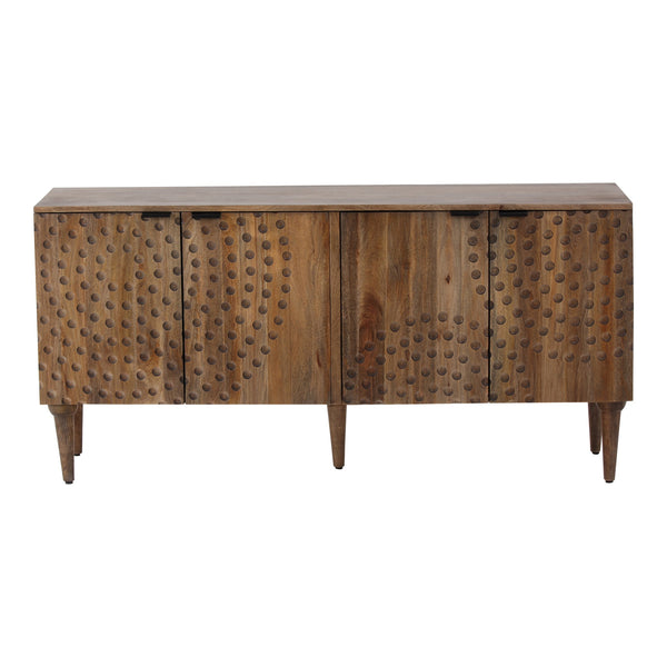 Moe's Infinity Sideboard Light Grey Mango Wood
