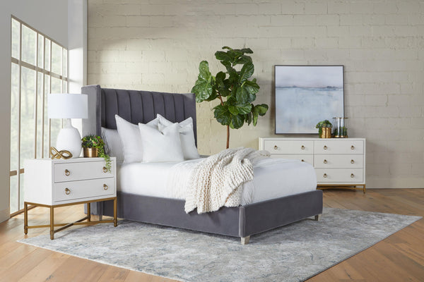 Strand Shagreen 2-Drawer Nightstand