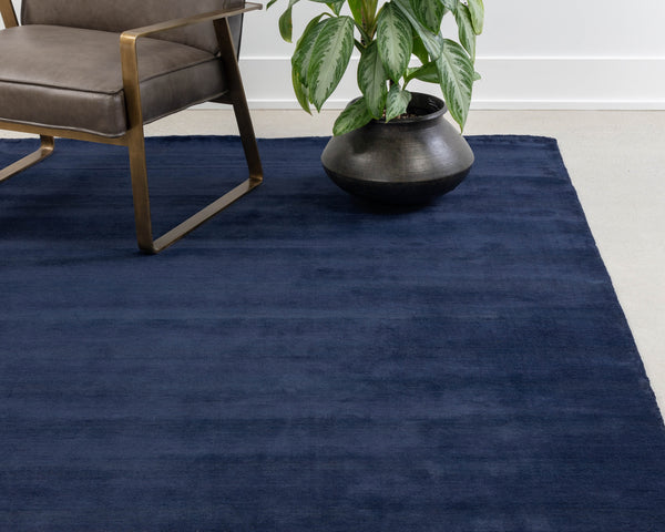 Alaska Hand-loomed Rug - Navy - 5' X 8'