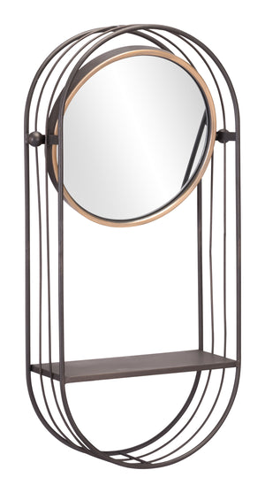 Saroni Mirror Shelf Gray