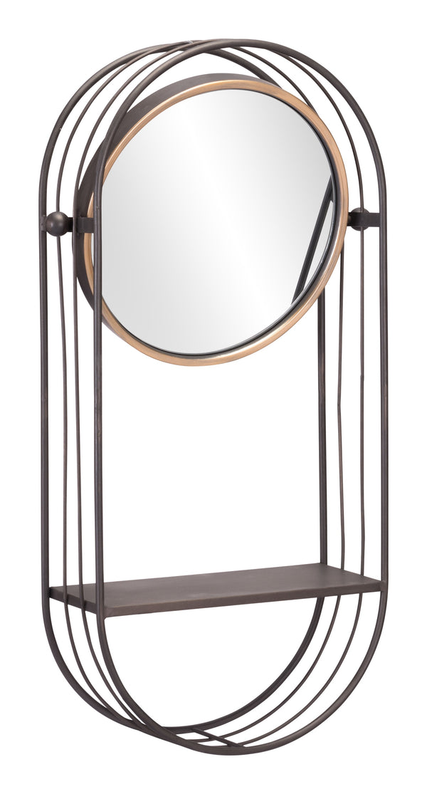 Saroni Mirror Shelf Gray