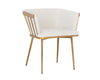 CAILY DINING ARMCHAIR - POLO CLUB MUSLIN