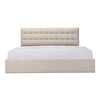 Moe's Sebastion Queen Storage Bed in Beige
