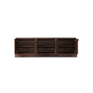 Castillo Media Console In Chestnut Parawood