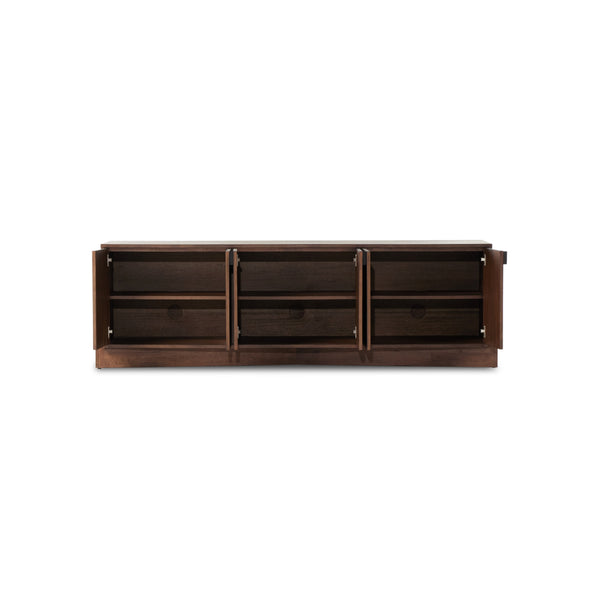 Castillo Media Console In Chestnut Parawood