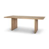 Grier 84L Light Brown Wood w/ Cane Dining Table