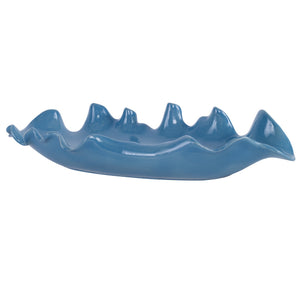 Ruffled Feathers Blue Bowl