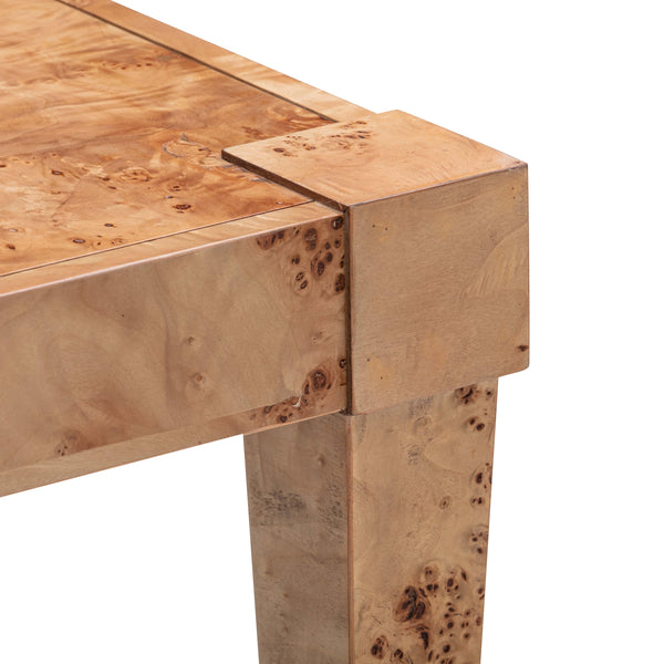 Brandyss Natural Burl End Table