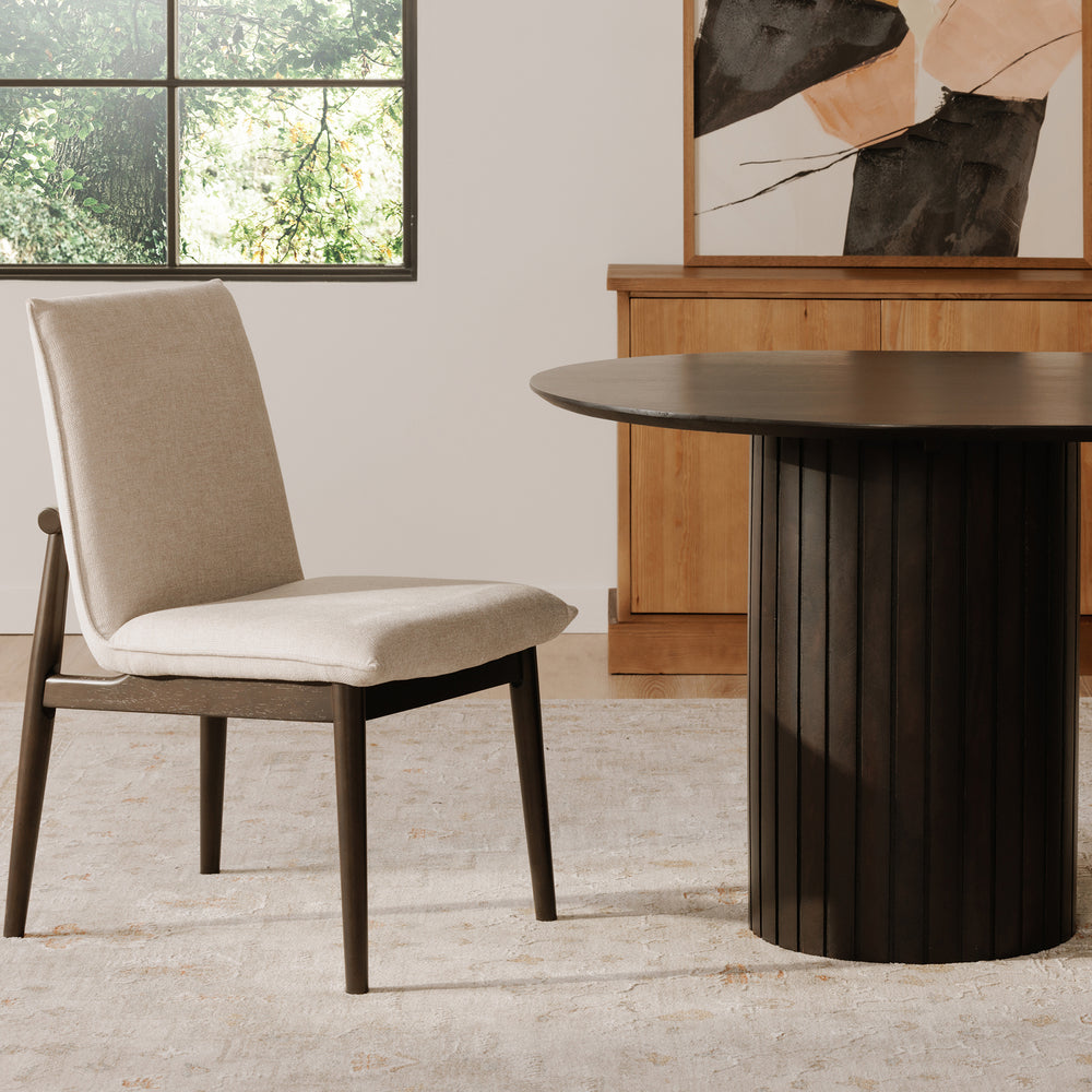Moe's Charlie Dining Chair Beige – Set of 2
