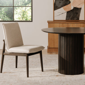 Moe's Charlie Dining Chair Beige – Set of 2