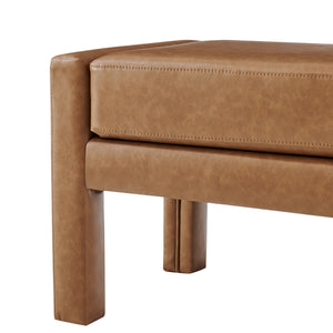 Lucca PU Bench, Vintage Cider