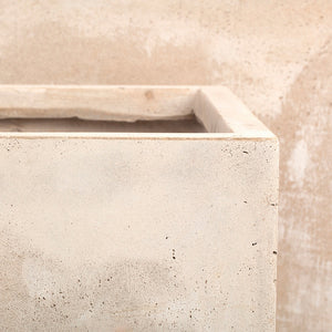 Urbano Square Fiber Clay Set/2 Planters