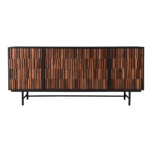 Moe's Jackson Sideboard Black Mango Sheesham