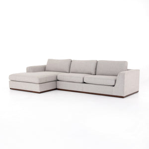 Colt 2 Pc Sectional Laf Chaise in Aldred Silver