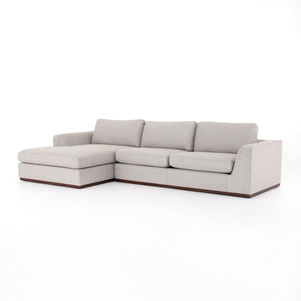 Colt 2 Pc Sectional Laf Chaise in Aldred Silver