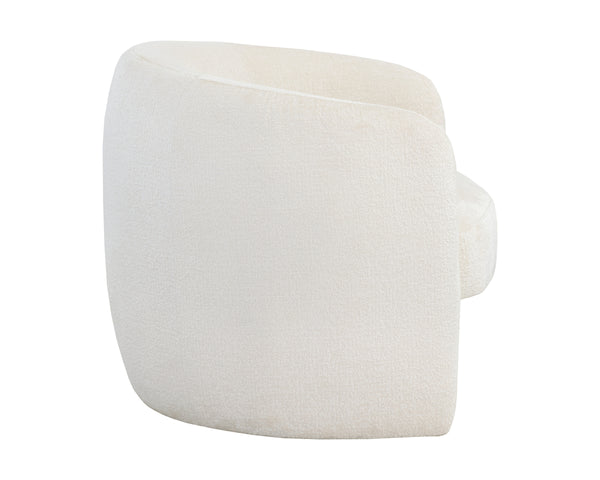 MIRCEA LOUNGE CHAIR - BERGEN IVORY
