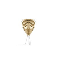 Conia Brass 32" Table Lamp with White Base