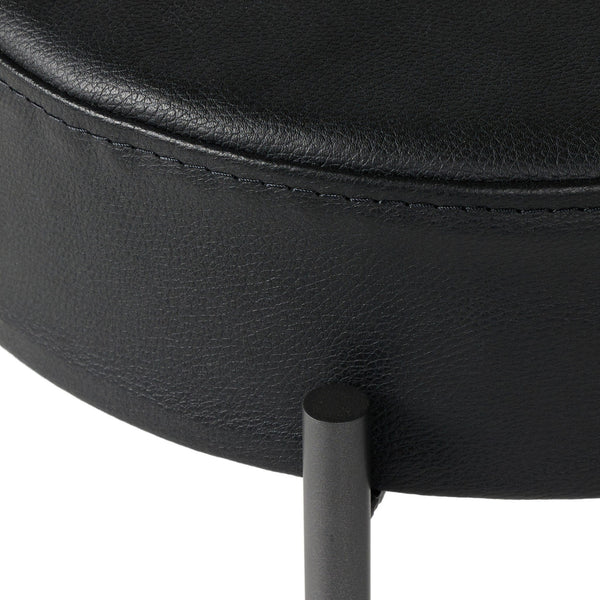 Nocona Bar + Counter Stool - Black Leather