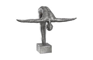 Diving Sculpture, Aluminum, Smallall