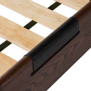 Halston Bed In Terra Brown Ash In King