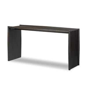 Glenview Console Table - Smoked Black Oak