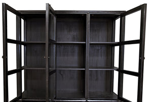 Colonial Hutch, Hand Rubbed Black