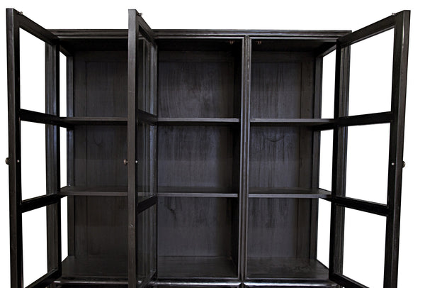Colonial Hutch, Hand Rubbed Black