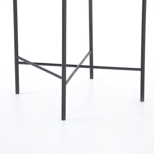 Garza Stool In Natural Leather In Counter