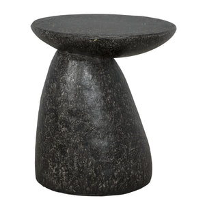 Kurokawa Black Fiber Cement Side Table