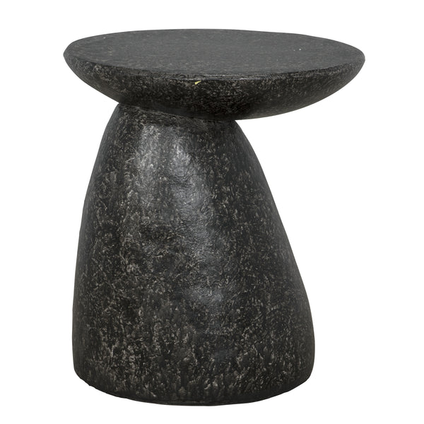 Kurokawa Black Fiber Cement Side Table