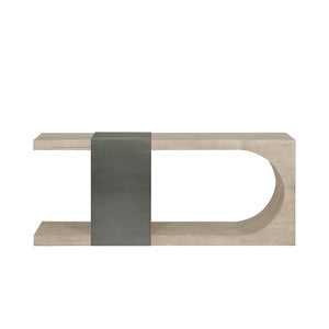 Danica Solid Wood Console Table in Aged Cream