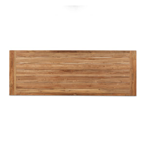 Novell Outdoor Dining Table In 111" In Natural