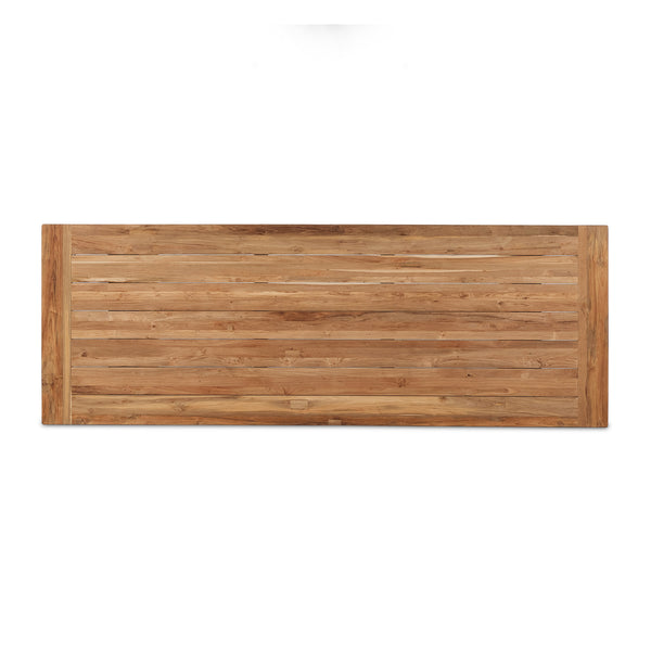 Novell Outdoor Dining Table In 111" In Natural