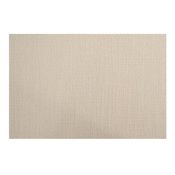 Marion Rectangular Ottoman in Beige with Recessed Base