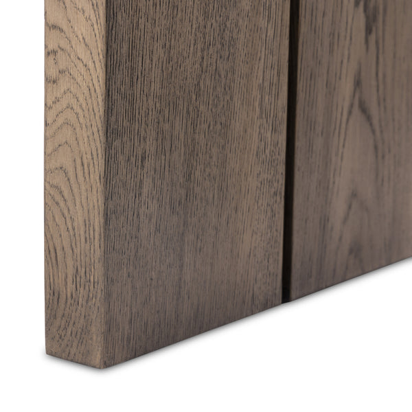 Warby Console Table in Worn Oak Veneer