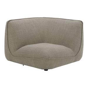 Zeppelin Corner Chair in Speckled Pumice Grey