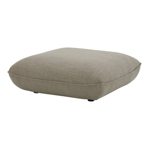 Zeppelin Ottoman Speckled Pumie Upholstery