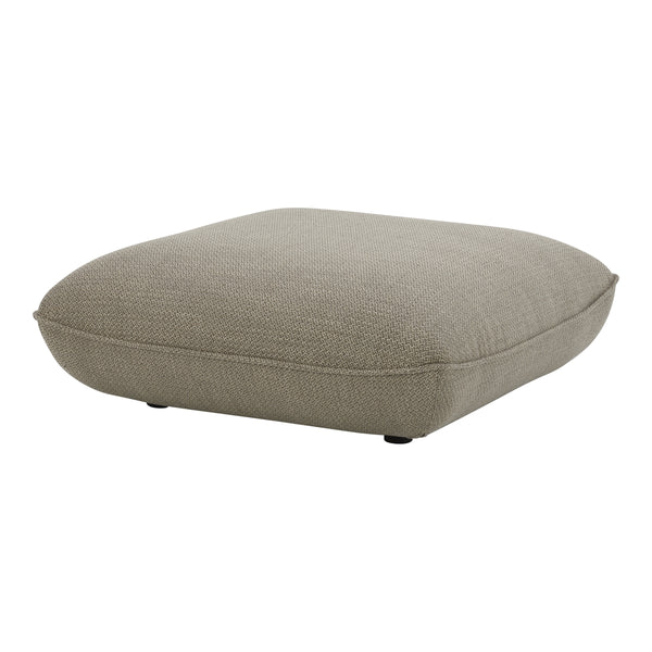 Zeppelin Ottoman Speckled Pumie Upholstery