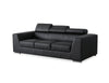 Icon Sofa black in premium leather