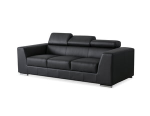 Icon Sofa black in premium leather
